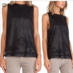 Current/Elliot Black Muscle Tee